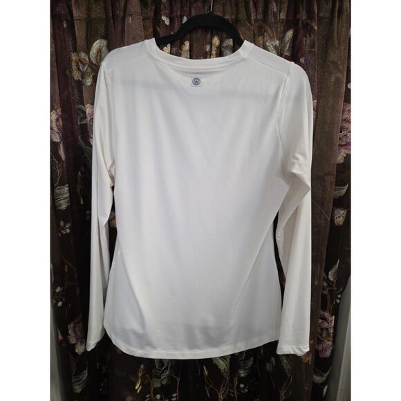 Peter Millar Vinyasa Womens Performance White Long Sleeve Size Medium - Picture 12 of 14